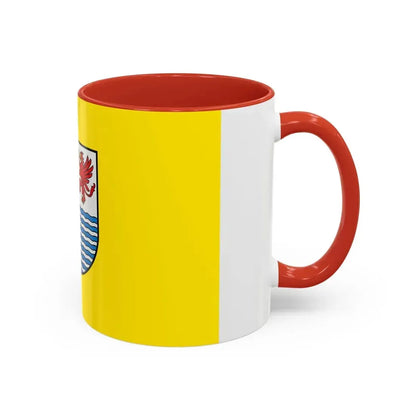 Flag of Mecklenburgische Seenplatte Germany - Accent Coffee Mug - Go Mug Yourself