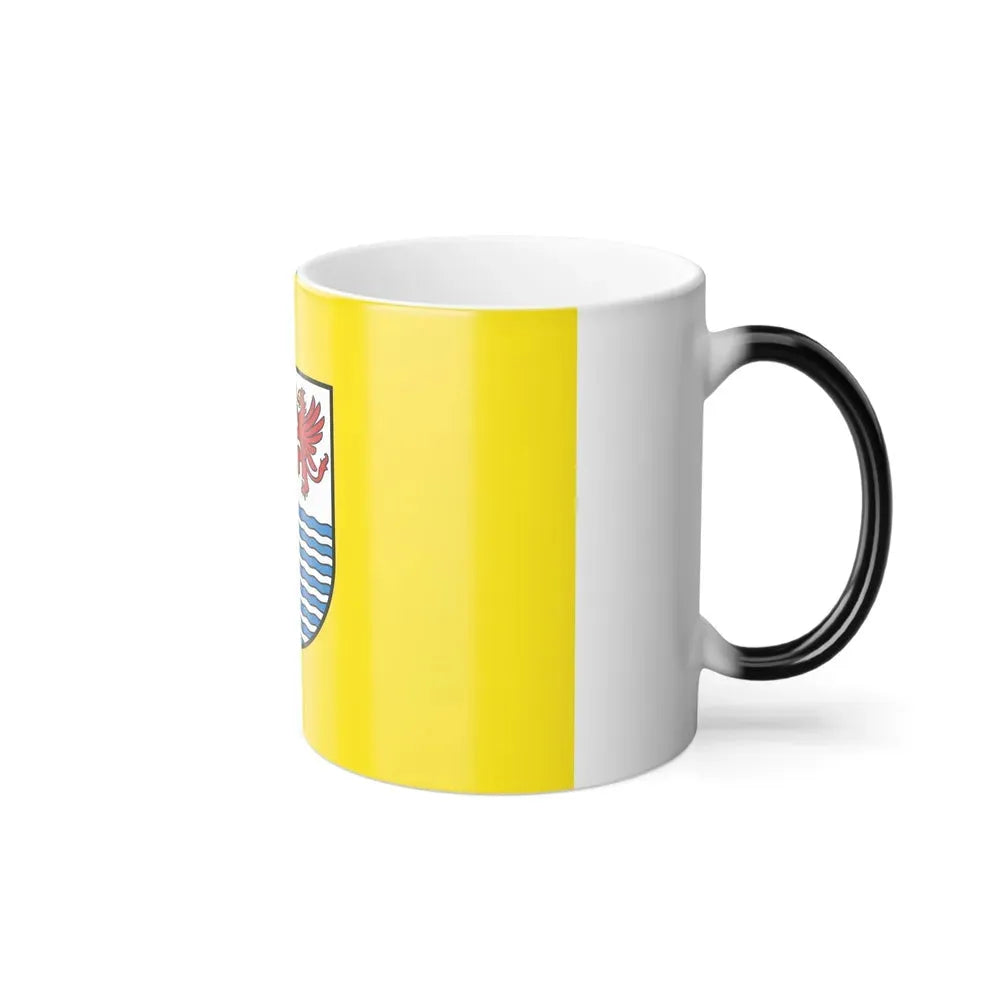 Flag of Mecklenburgische Seenplatte Germany - Color Changing Coffee Mug - Go Mug Yourself