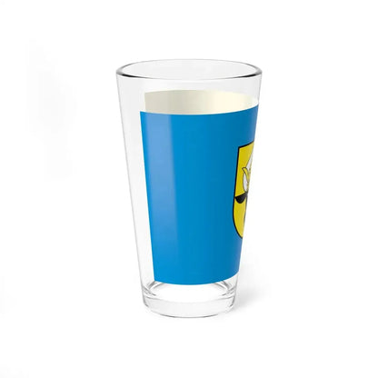 Flag of Mecklenburgische Seenplatte Germany - Pint Glass 16oz - Go Mug Yourself