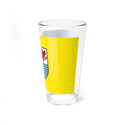 Flag of Mecklenburgische Seenplatte Germany - Pint Glass 16oz - Go Mug Yourself