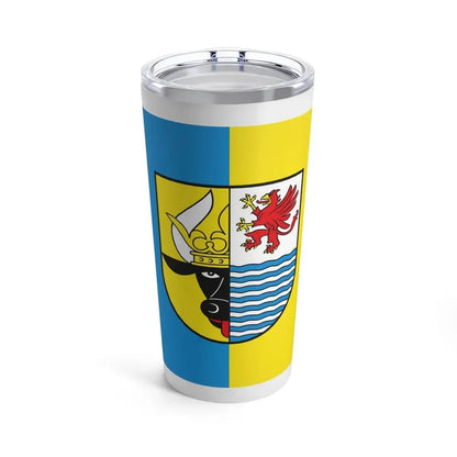 Flag of Mecklenburgische Seenplatte Germany - Tumbler 20oz 20oz - Go Mug Yourself