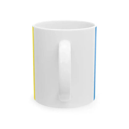 Flag of Mecklenburgische Seenplatte Germany - White Coffee Mug - Go Mug Yourself