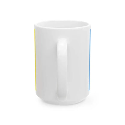 Flag of Mecklenburgische Seenplatte Germany - White Coffee Mug - Go Mug Yourself