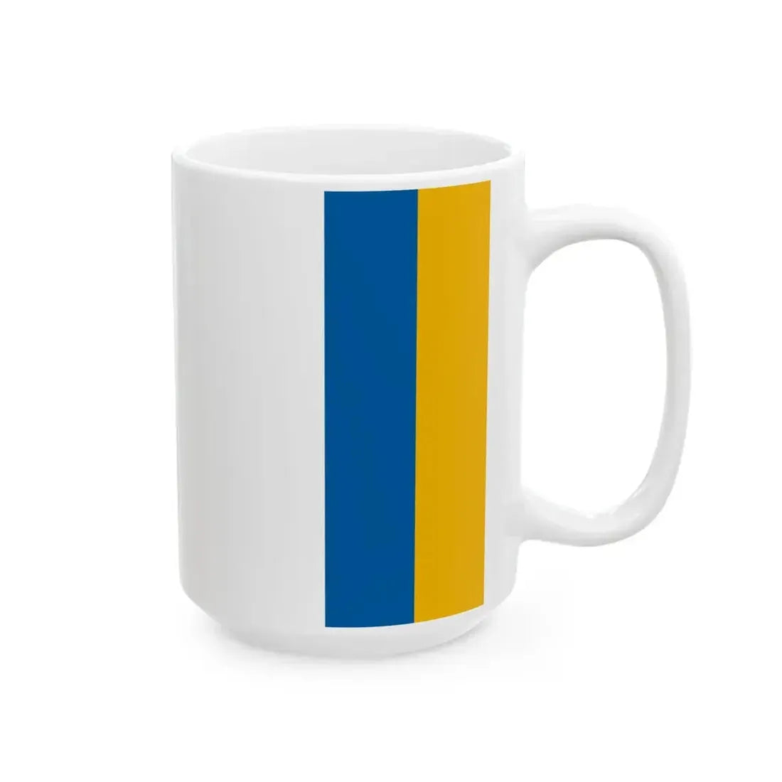 Flag of Mecsekpoloske (Hungary) White Coffee Mug - Go Mug Yourself