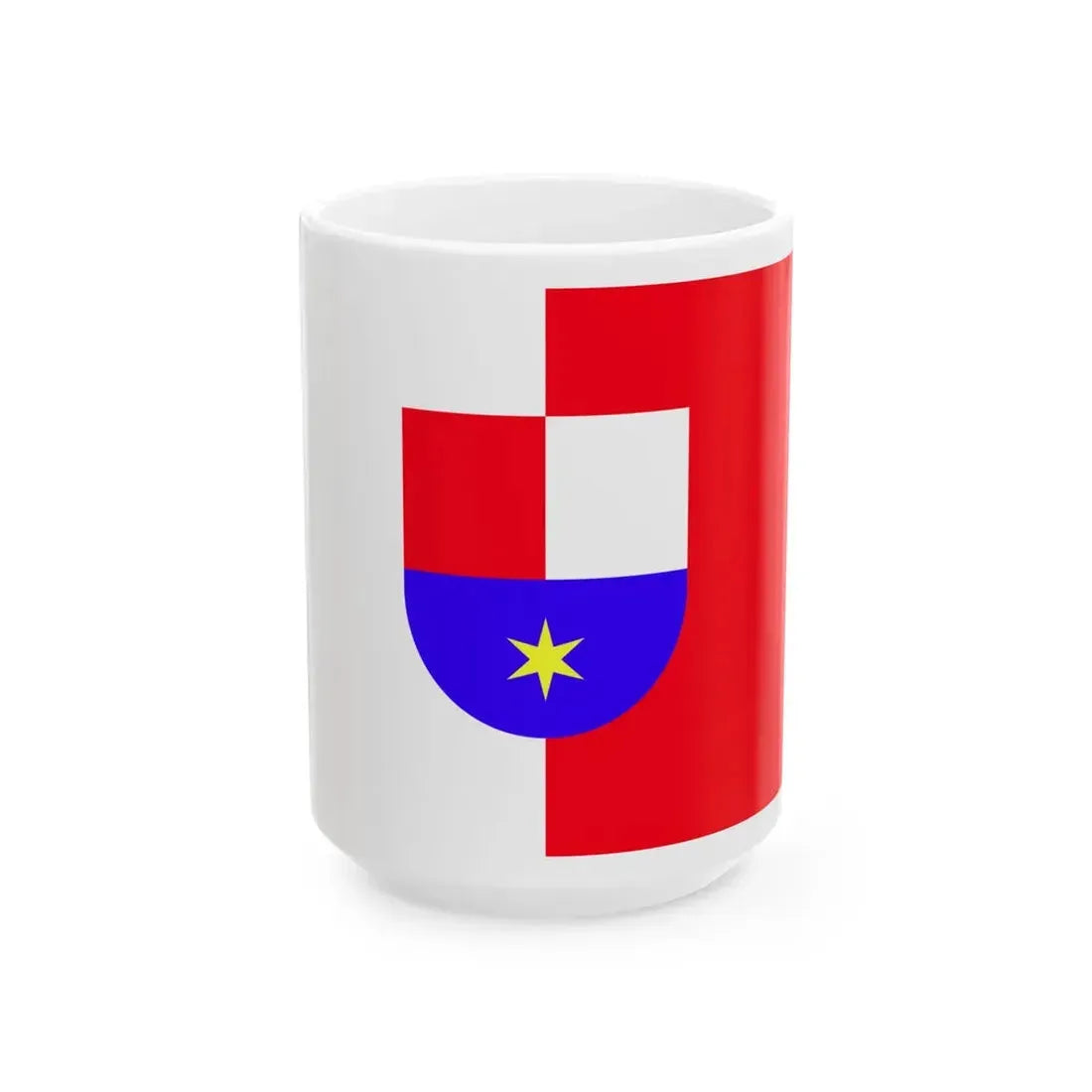 Flag of Medjimurje (Croatia) White Coffee Mug 15oz - Go Mug Yourself