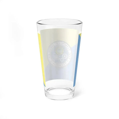 Flag of Medley Florida (United States) Pint Glass 16oz - Go Mug Yourself