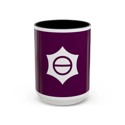 Flag of Meguro Tokyo Japan - Accent Coffee Mug 15oz Black - Go Mug Yourself