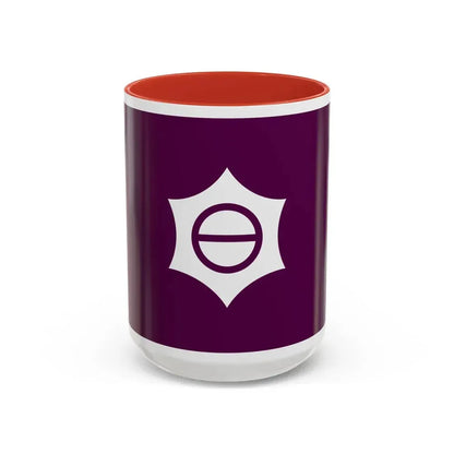 Flag of Meguro Tokyo Japan - Accent Coffee Mug 15oz Red - Go Mug Yourself