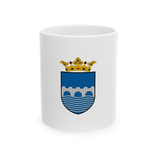 Flag of Megyehid (Hungary) White Coffee Mug 11oz - Go Mug Yourself