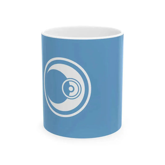 Flag of Meiwa Gunma ceremonial (Japan) White Coffee Mug 11oz - Go Mug Yourself