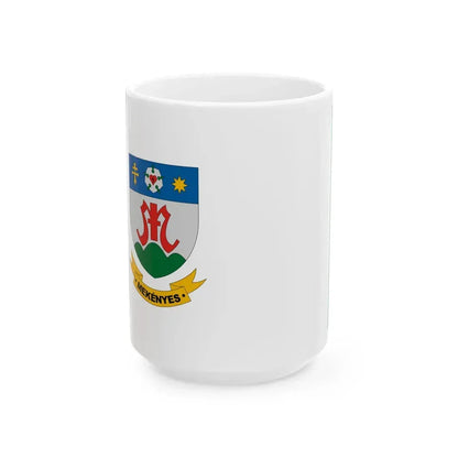 Flag of Mekenyes (Hungary) White Coffee Mug 15oz - Go Mug Yourself