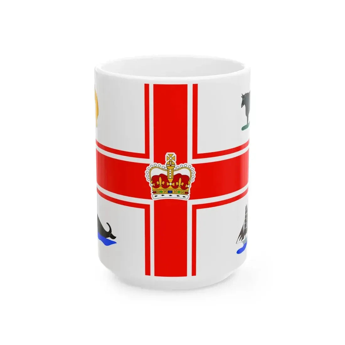 Flag of Melbourne (Australia) White Coffee Mug 15oz - Go Mug Yourself