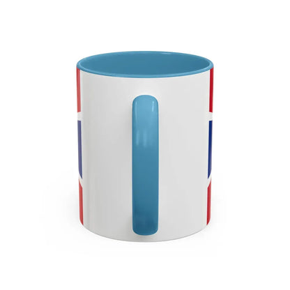 Flag of Melekeok Palau - Accent Coffee Mug - Go Mug Yourself