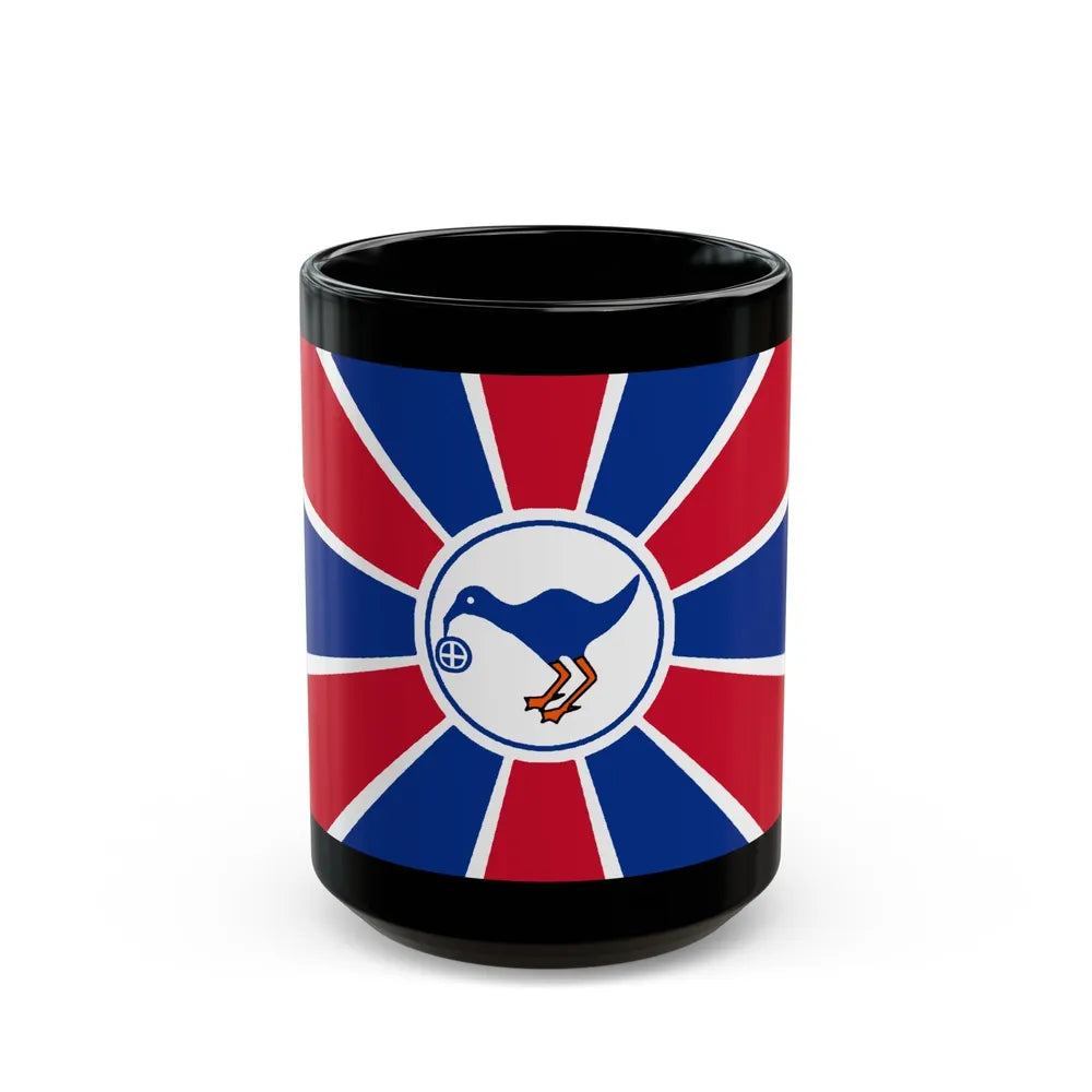 Flag of Melekeok Palau - Black Coffee Mug-15oz-Go Mug Yourself