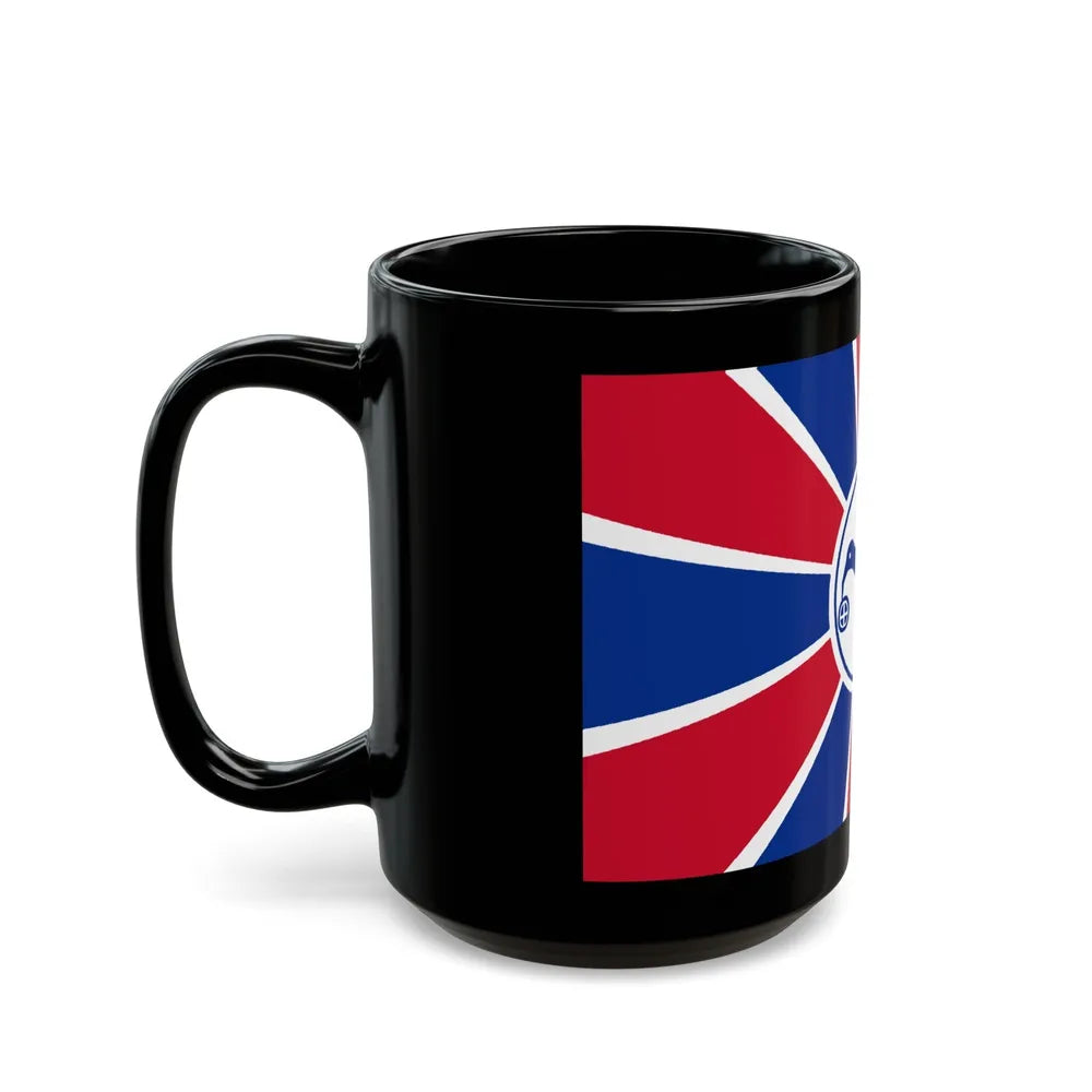 Flag of Melekeok Palau - Black Coffee Mug-Go Mug Yourself