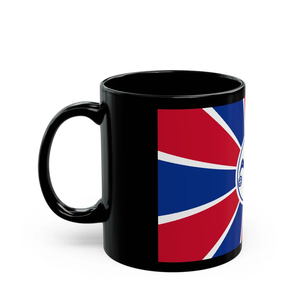 Flag of Melekeok Palau - Black Coffee Mug-Go Mug Yourself