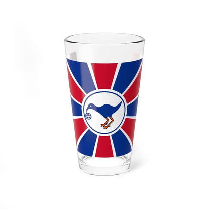 Flag of Melekeok Palau - Pint Glass 16oz 16oz - Go Mug Yourself