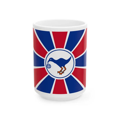 Flag of Melekeok Palau - White Coffee Mug 15oz - Go Mug Yourself