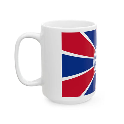 Flag of Melekeok Palau - White Coffee Mug-Go Mug Yourself