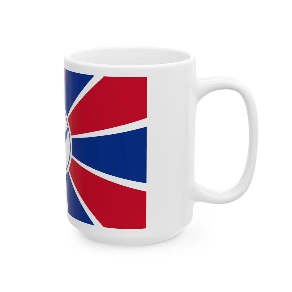 Flag of Melekeok Palau - White Coffee Mug-Go Mug Yourself