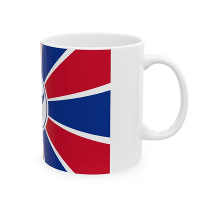 Flag of Melekeok Palau - White Coffee Mug-Go Mug Yourself