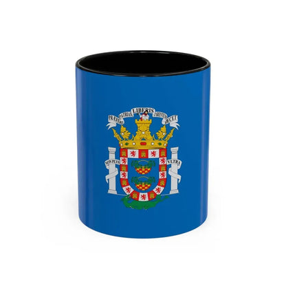 Flag of Melilla Spain - Accent Coffee Mug 11oz Black - Go Mug Yourself