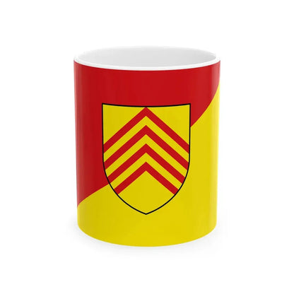 Flag of Melle (Belgium) White Coffee Mug 11oz - Go Mug Yourself
