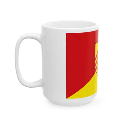 Flag of Melle (Belgium) White Coffee Mug - Go Mug Yourself