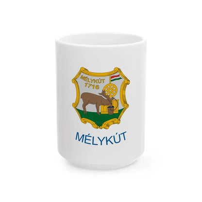 Flag of Melykut (Hungary) White Coffee Mug 15oz - Go Mug Yourself