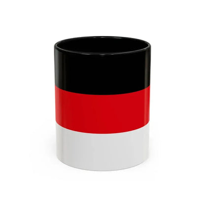 Flag of Memmingen Germany - Accent Coffee Mug 11oz Black - Go Mug Yourself