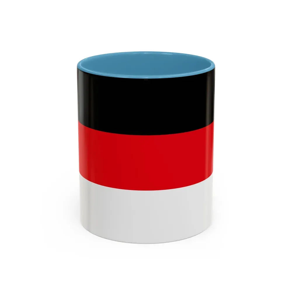 Flag of Memmingen Germany - Accent Coffee Mug 11oz Light Blue - Go Mug Yourself