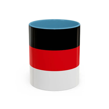 Flag of Memmingen Germany - Accent Coffee Mug 11oz Light Blue - Go Mug Yourself