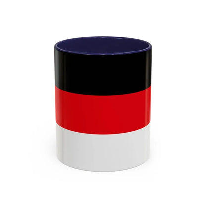 Flag of Memmingen Germany - Accent Coffee Mug 11oz Navy - Go Mug Yourself