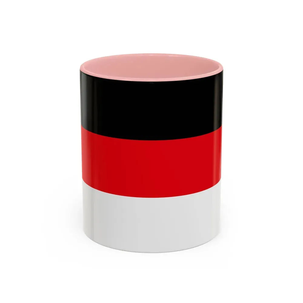 Flag of Memmingen Germany - Accent Coffee Mug 11oz Pink - Go Mug Yourself