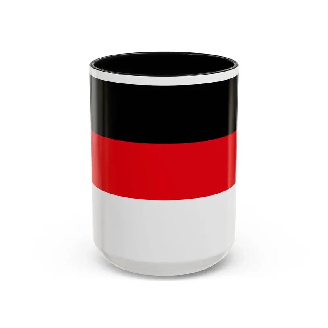 Flag of Memmingen Germany - Accent Coffee Mug 15oz Black - Go Mug Yourself
