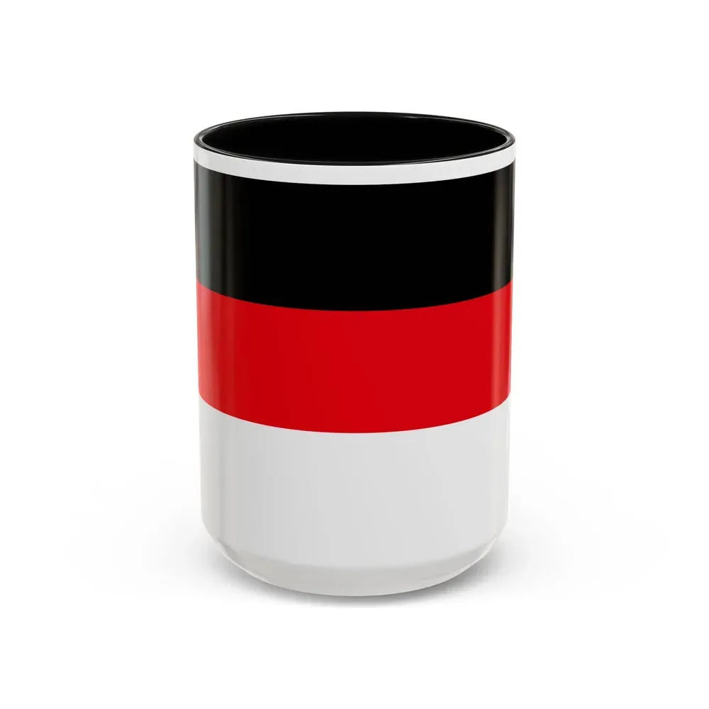 Flag of Memmingen Germany - Accent Coffee Mug 15oz Black - Go Mug Yourself