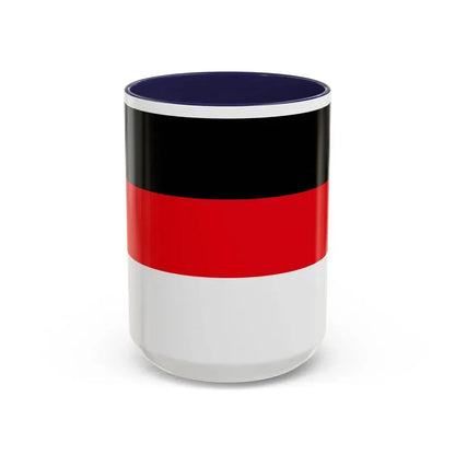 Flag of Memmingen Germany - Accent Coffee Mug 15oz Navy - Go Mug Yourself