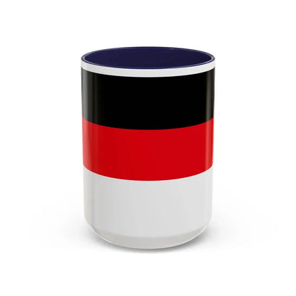Flag of Memmingen Germany - Accent Coffee Mug 15oz Navy - Go Mug Yourself