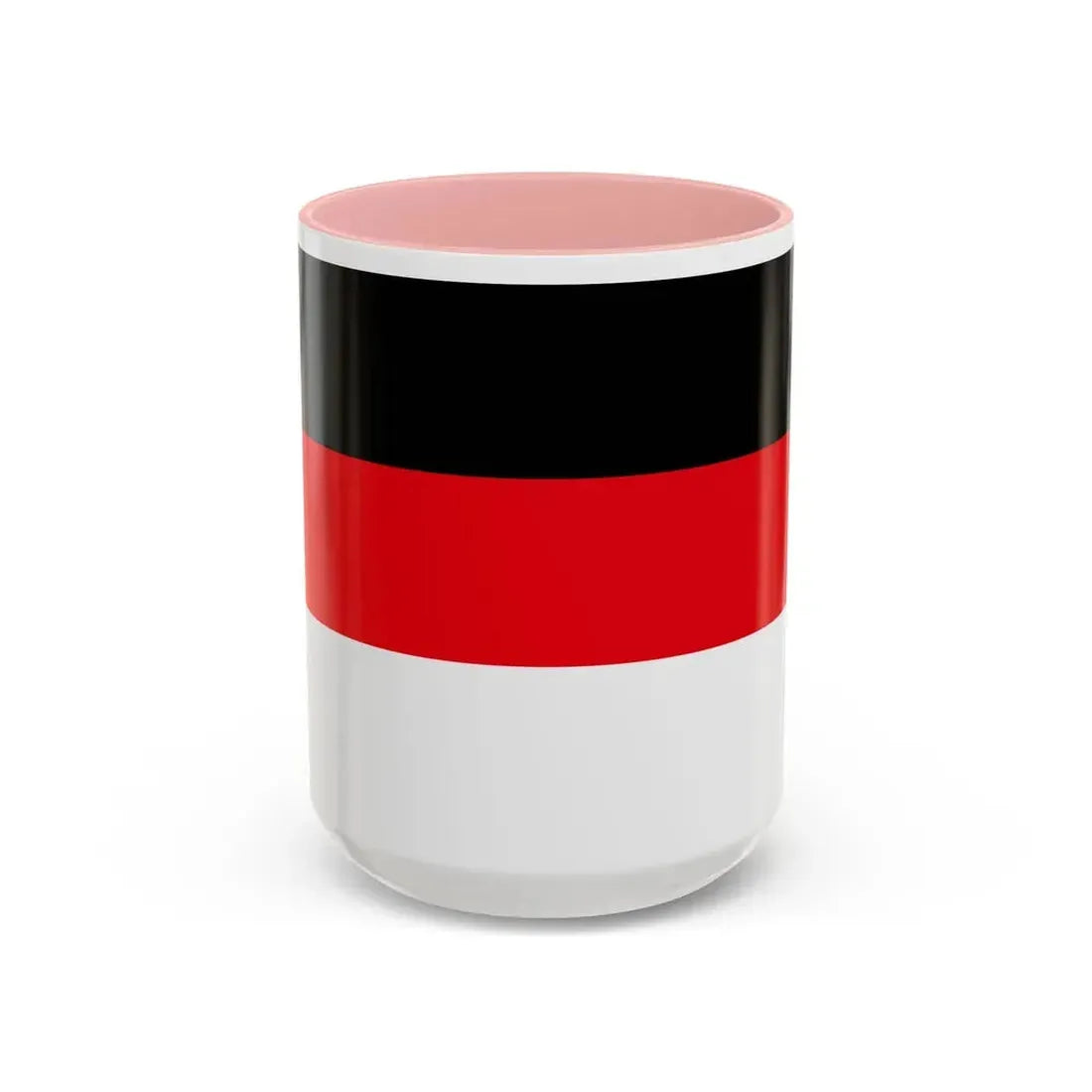 Flag of Memmingen Germany - Accent Coffee Mug 15oz Pink - Go Mug Yourself