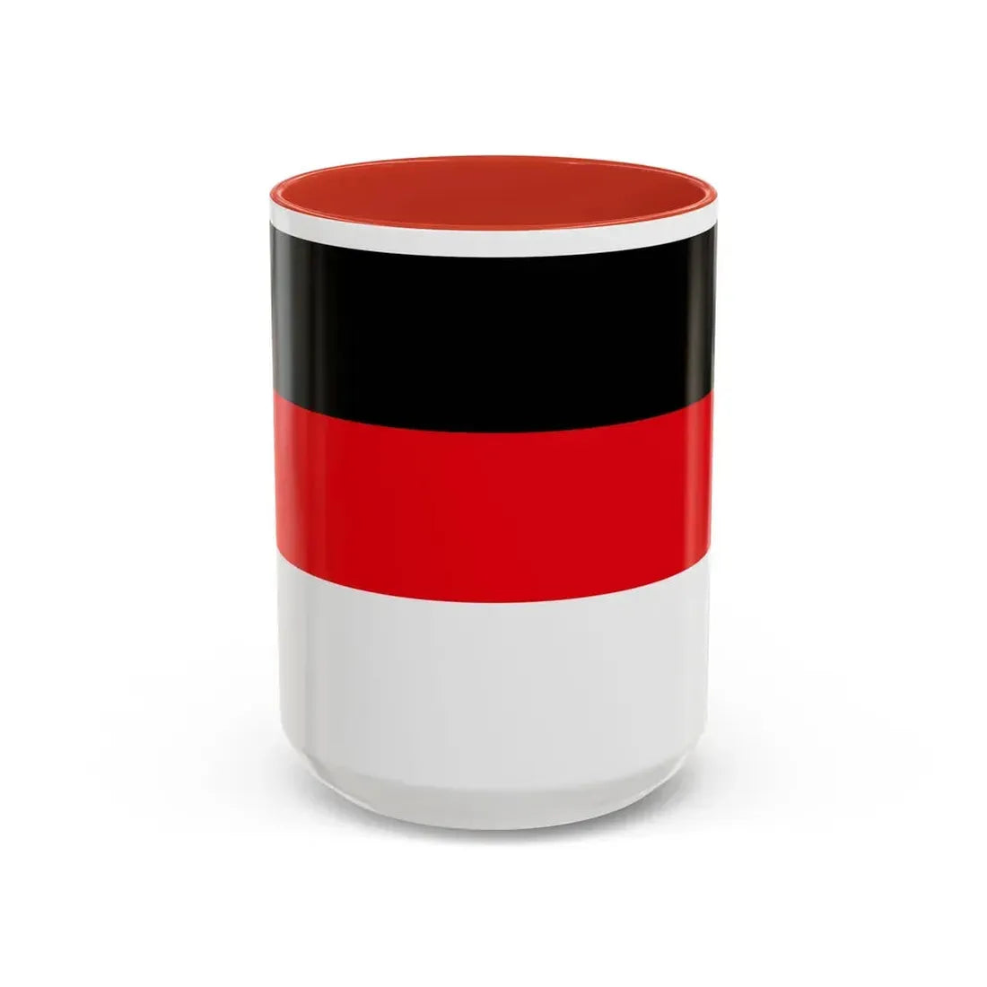 Flag of Memmingen Germany - Accent Coffee Mug 15oz Red - Go Mug Yourself