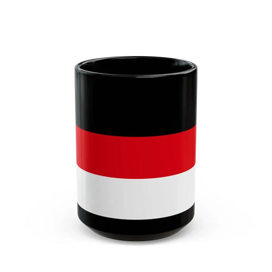 Flag of Memmingen Germany - Black Coffee Mug 15oz - Go Mug Yourself