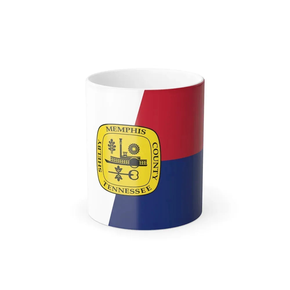 Flag of Memphis, Tennessee - Color Changing Coffee Mug 11oz - Go Mug Yourself