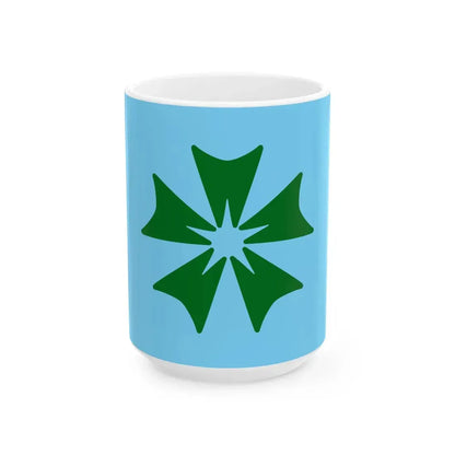 Flag of Memuro Hokkaido (Japan) White Coffee Mug 15oz - Go Mug Yourself