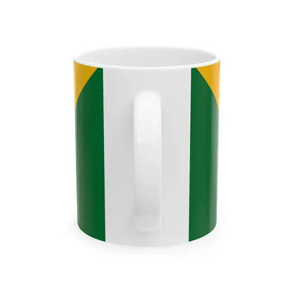 Flag of Mencshely (Hungary) White Coffee Mug - Go Mug Yourself