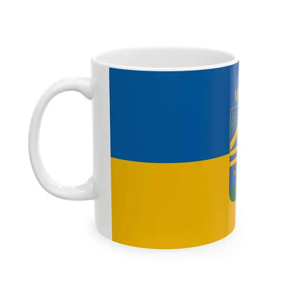 Flag of Mende Hungary (Hungary) White Coffee Mug - Go Mug Yourself