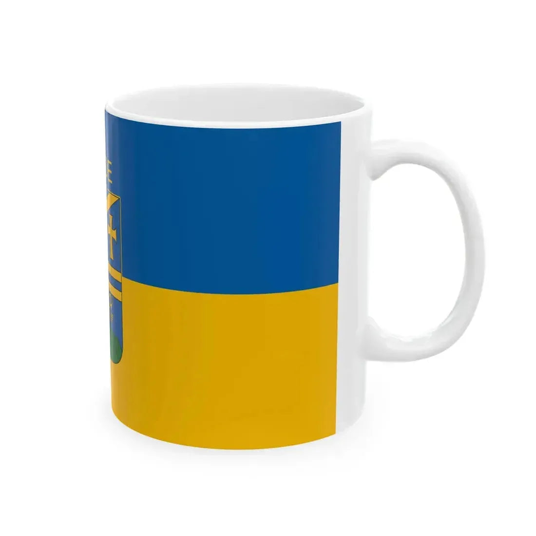 Flag of Mende Hungary (Hungary) White Coffee Mug - Go Mug Yourself