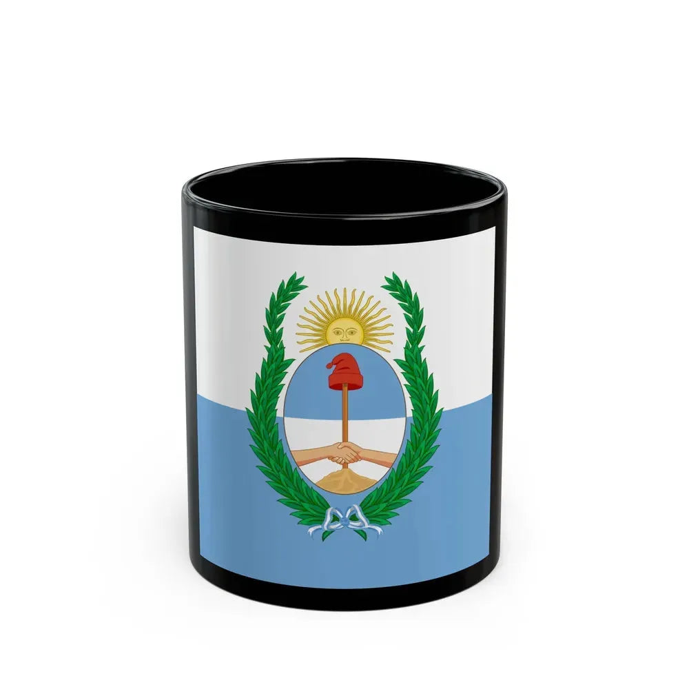 Flag of Mendoza Province Argentina - Black Coffee Mug 11oz - Go Mug Yourself