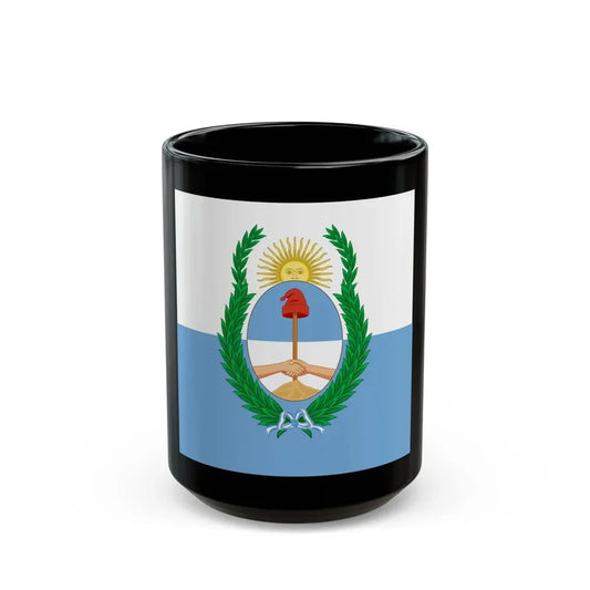 Flag of Mendoza Province Argentina - Black Coffee Mug 15oz - Go Mug Yourself