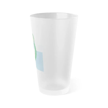 Flag of Mendoza Province Argentina - Frosted Pint Glass 16oz - Go Mug Yourself