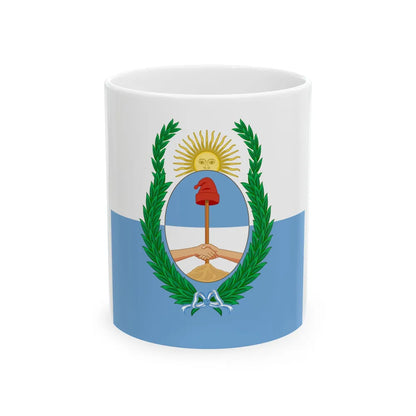 Flag of Mendoza Province Argentina - White Coffee Mug 11oz - Go Mug Yourself